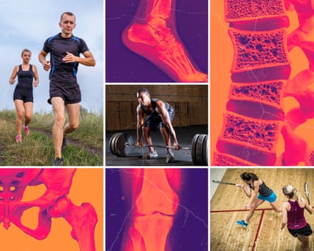 Picture showing runners and injuries