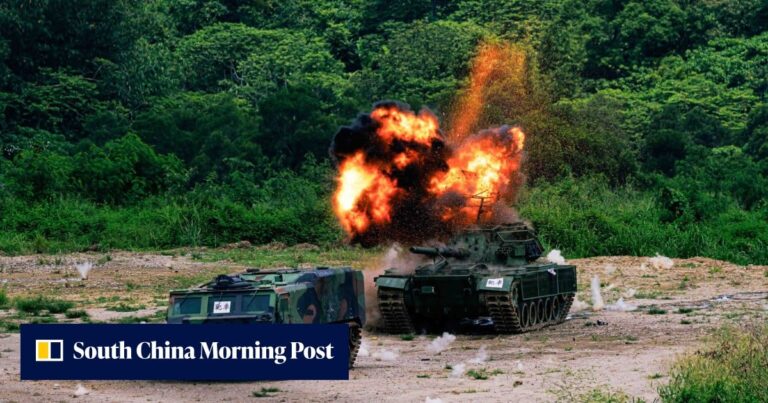 Taiwan launches first live-fire exercise with first