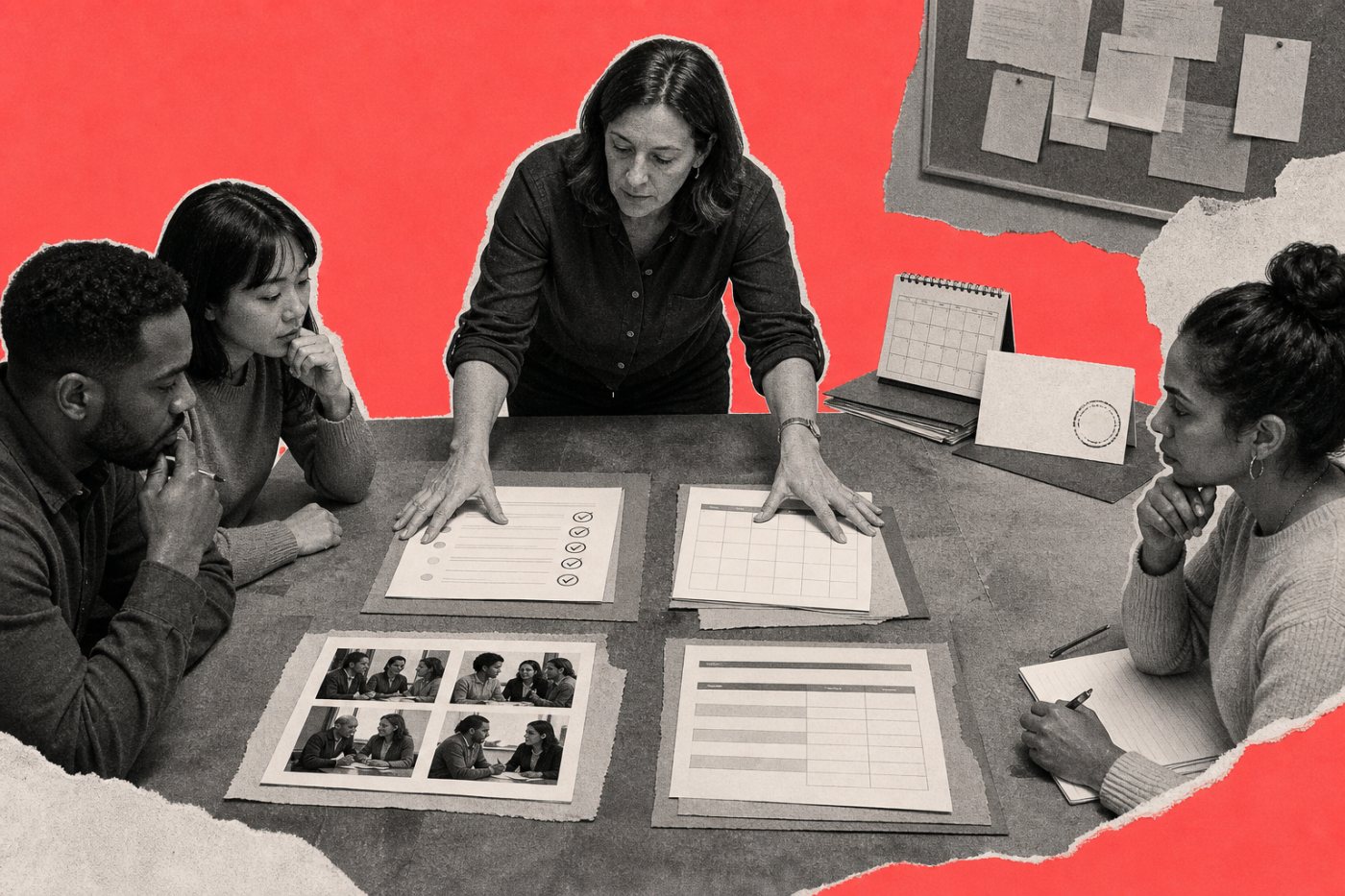 An employer team matches each return-to-office objective with a separate measurable outcome before testing a policy.