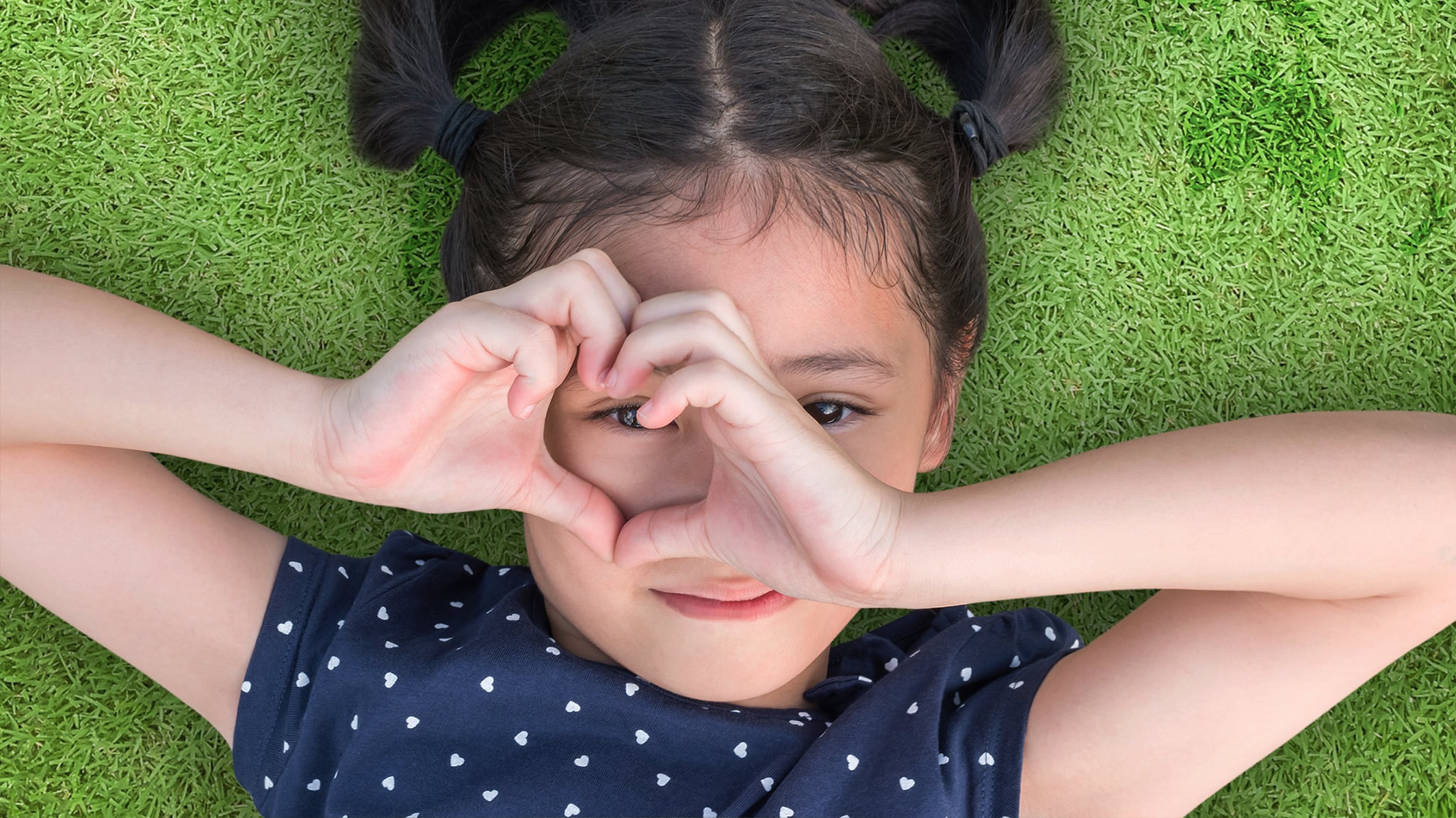 Children's eye health concept