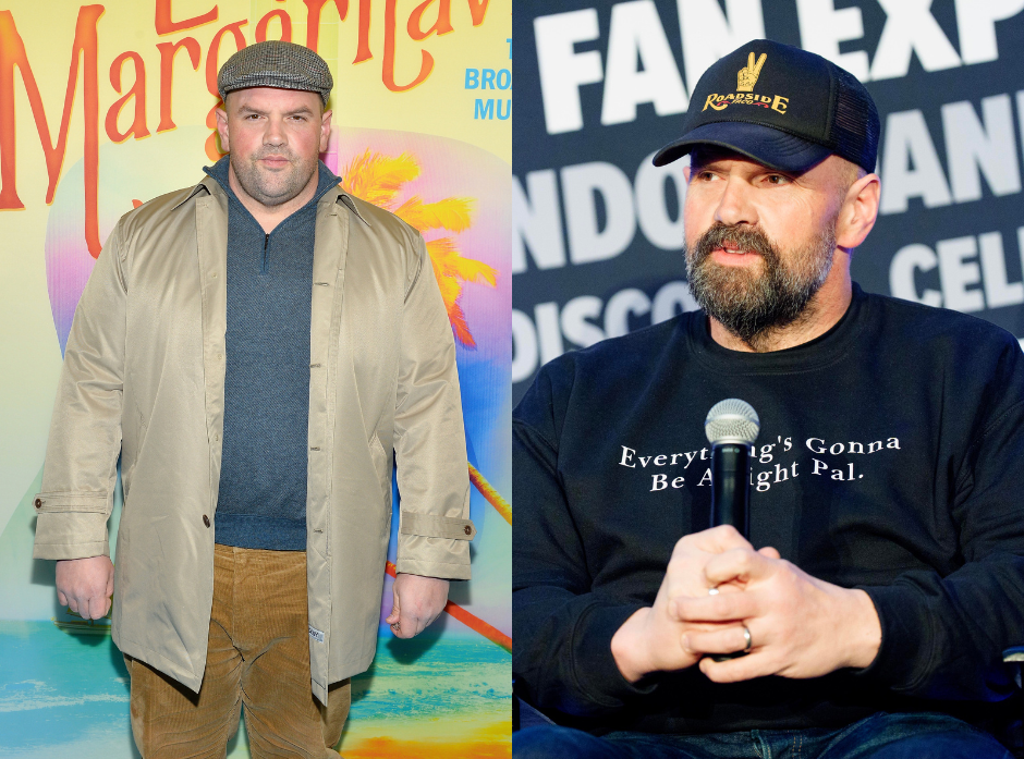 Split image of Ethan Suplee. On the left, in 2018. On the right, in 2026.