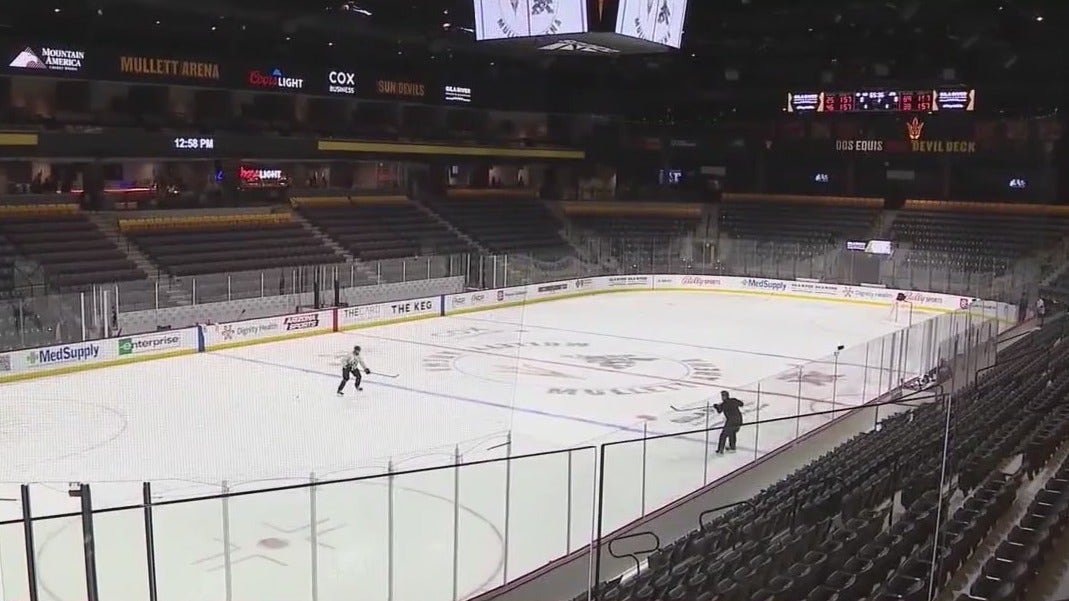 ASU hockey player hospitalized after collapsing during outdoor exercise