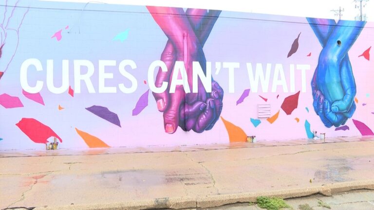 United for Cures unveils downtown Cedar Rapids mural highlighting medical research