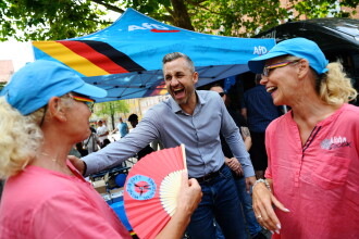 AfD Lead Candidate Ulrich Siegmund on the Campaign Trail