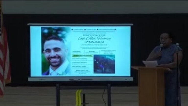 Conn. school names gym for slain police officer who once attended there Conn. school names gym for slain police officer who once attended there