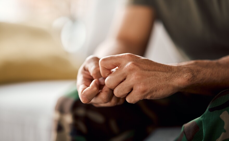 This stock photo shows a person's hands.