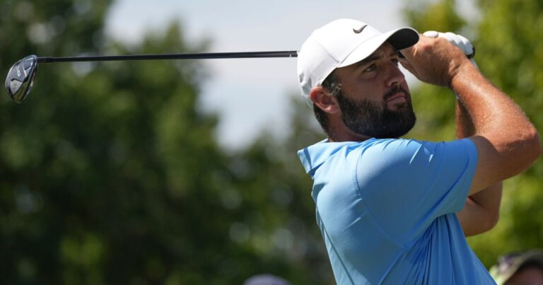 Scheffler says he played BMW Championship with hand, foot and mouth disease Scheffler says he played BMW Championship with hand, foot and mouth disease