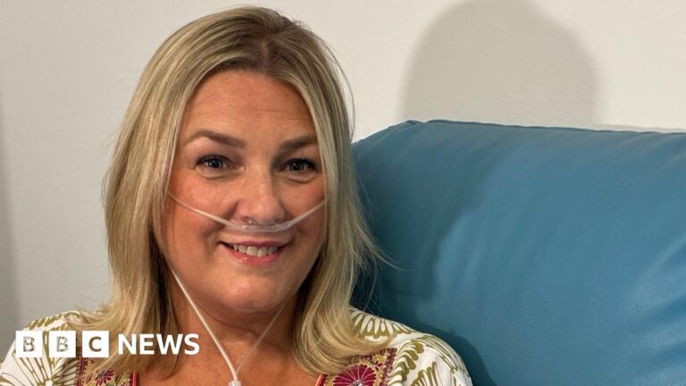 Mum with rare lung condition defies five Mum with rare lung condition defies five