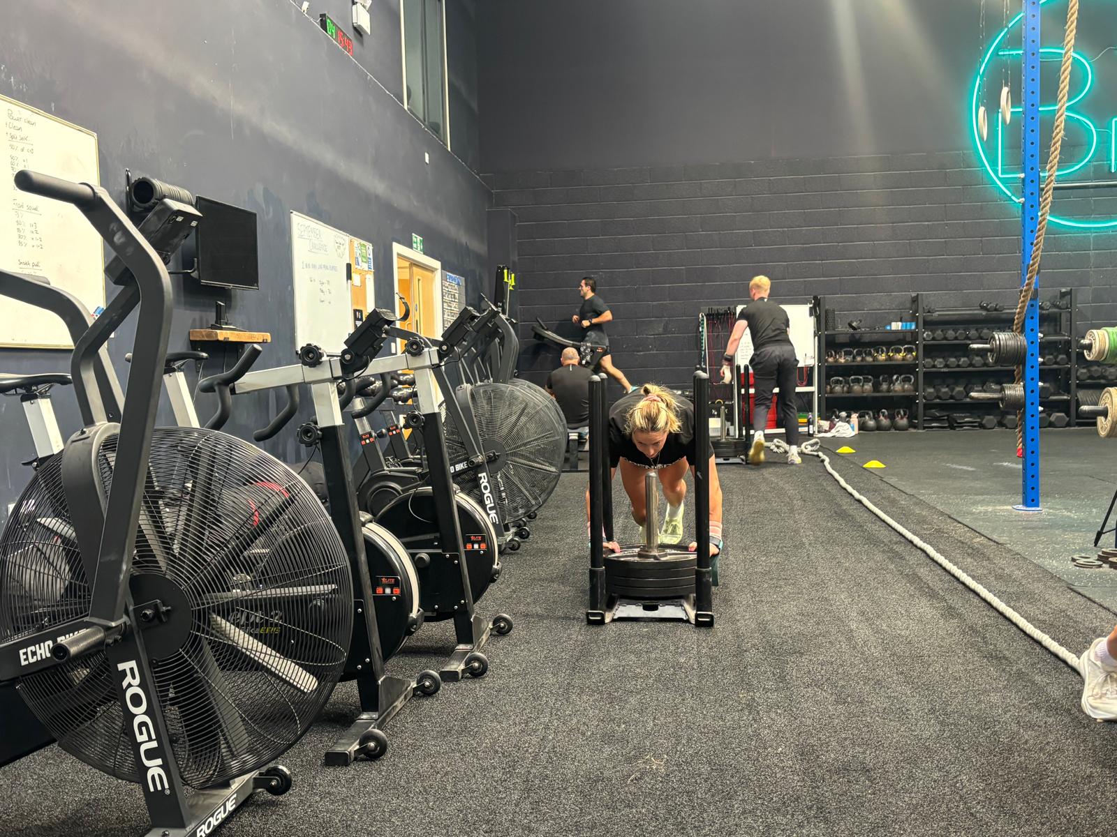 Pushing it: Cringle spends about six hours in the gym – but the workouts she recommends can be taken on by anyone
