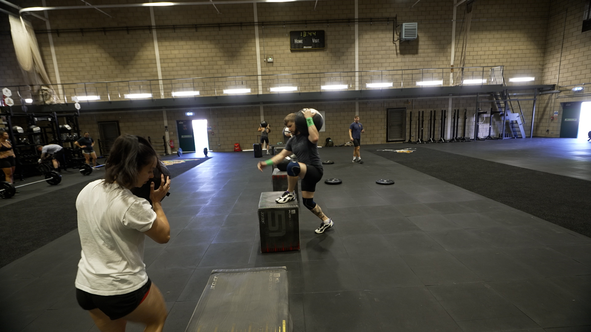 BAWF involves functionl exercises including box jumps and other gymnastic demands