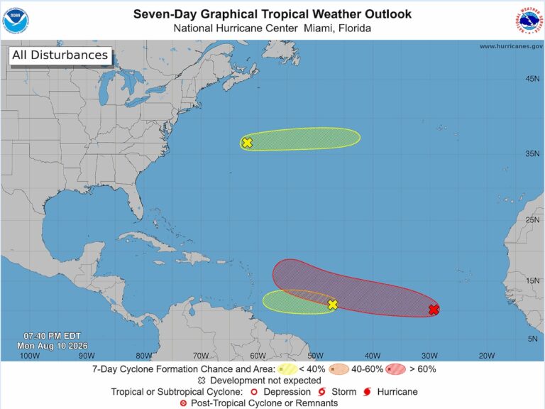 Hurricane forecasters tracking 3 Atlantic disturbances; could they affect the U.S.? Hurricane forecasters tracking 3 Atlantic disturbances; could they affect the U.S.?
