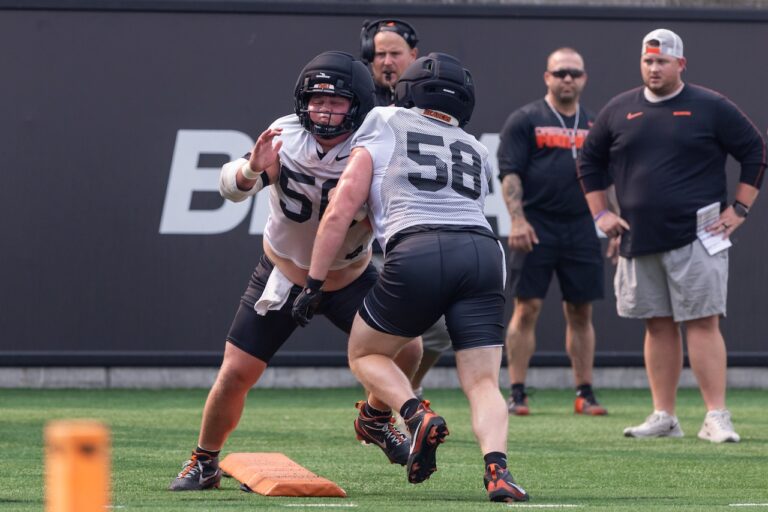 Oregon State opens fall camp with newcomers, big weight gains and losses