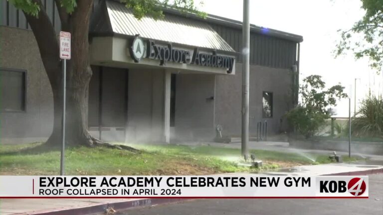 Explore Academy in Albuquerque opens new gym after 2024 roof collapse Explore Academy in Albuquerque opens new gym after 2024 roof collapse