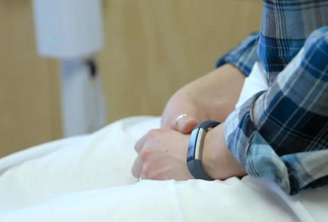 Patient in doctor's office
