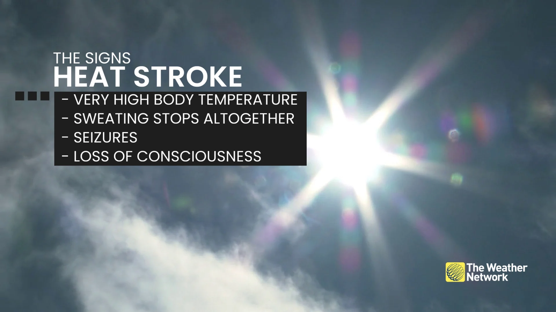 Explainer: signs of heat stroke