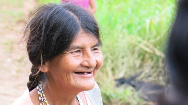 Image of a Tsimane woman smiling