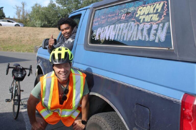 Man with Cystic Fibrosis urges active lifestyle on Island cycle-run tour