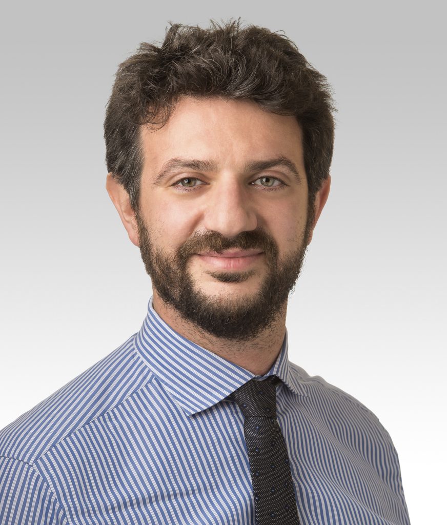 Niccolo Mencacci, MD, PhD, poses for a portrait.