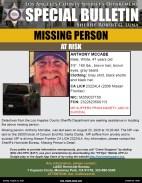 LASD is Asking for Public’s Help Locating Missing Santa Clarita Man
