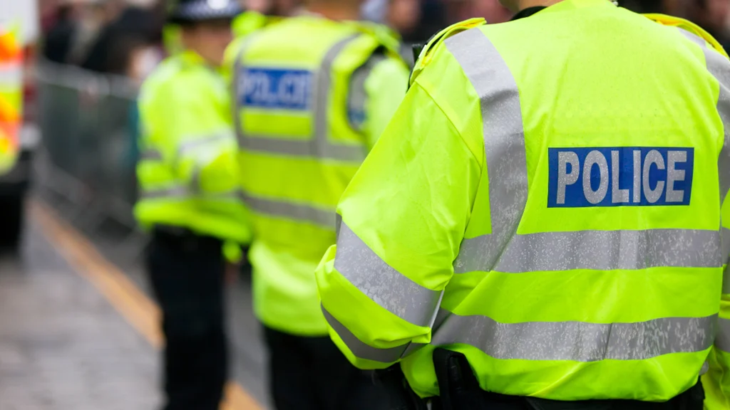 National Police Chiefs Council photo of police on duty