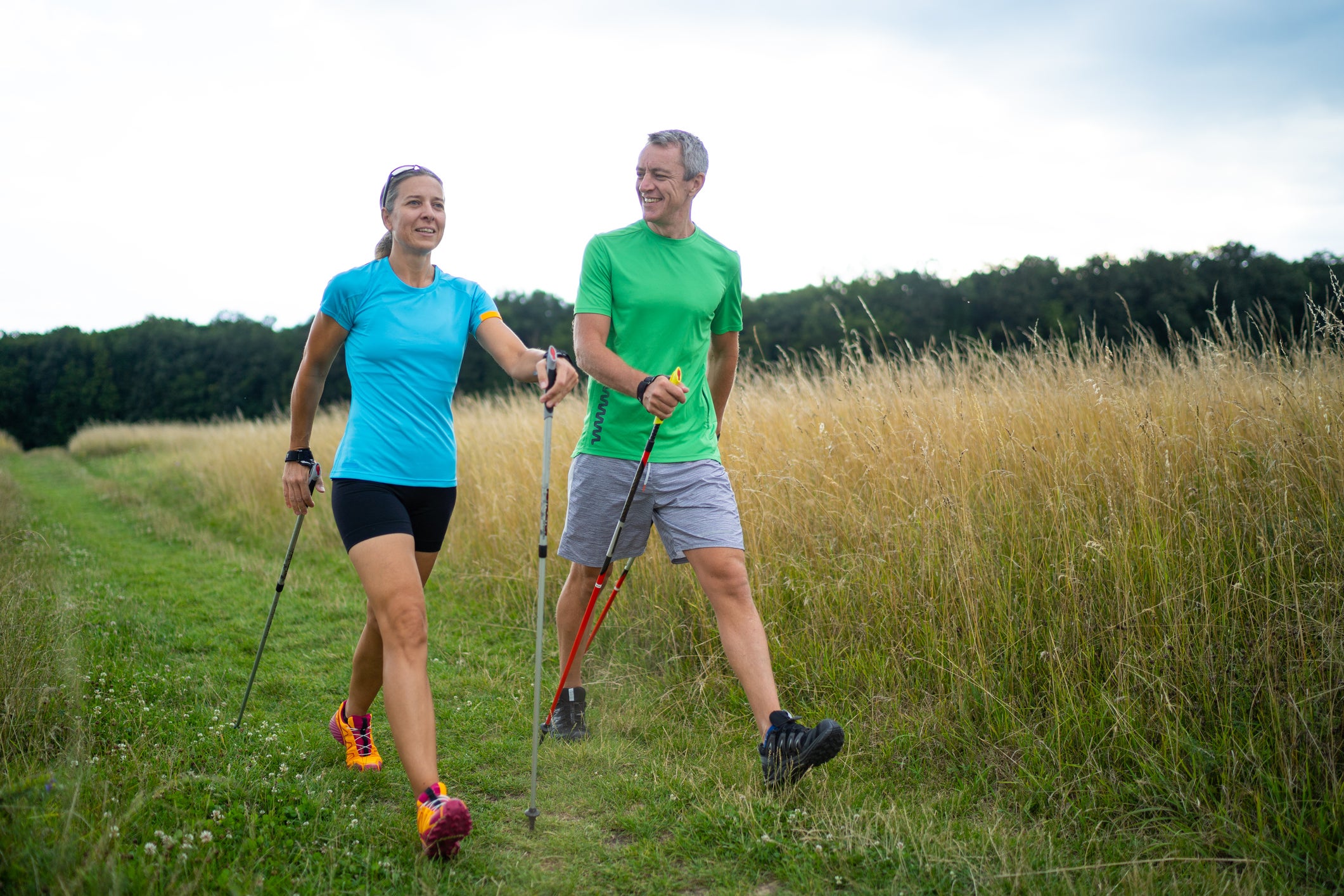 Nordic walking boosts physical and mental health while providing a social hit