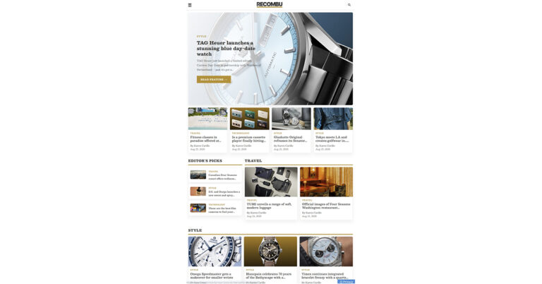 Recombu Relaunches as the Ultimate Lifestyle Destination Recombu Relaunches as the Ultimate Lifestyle Destination