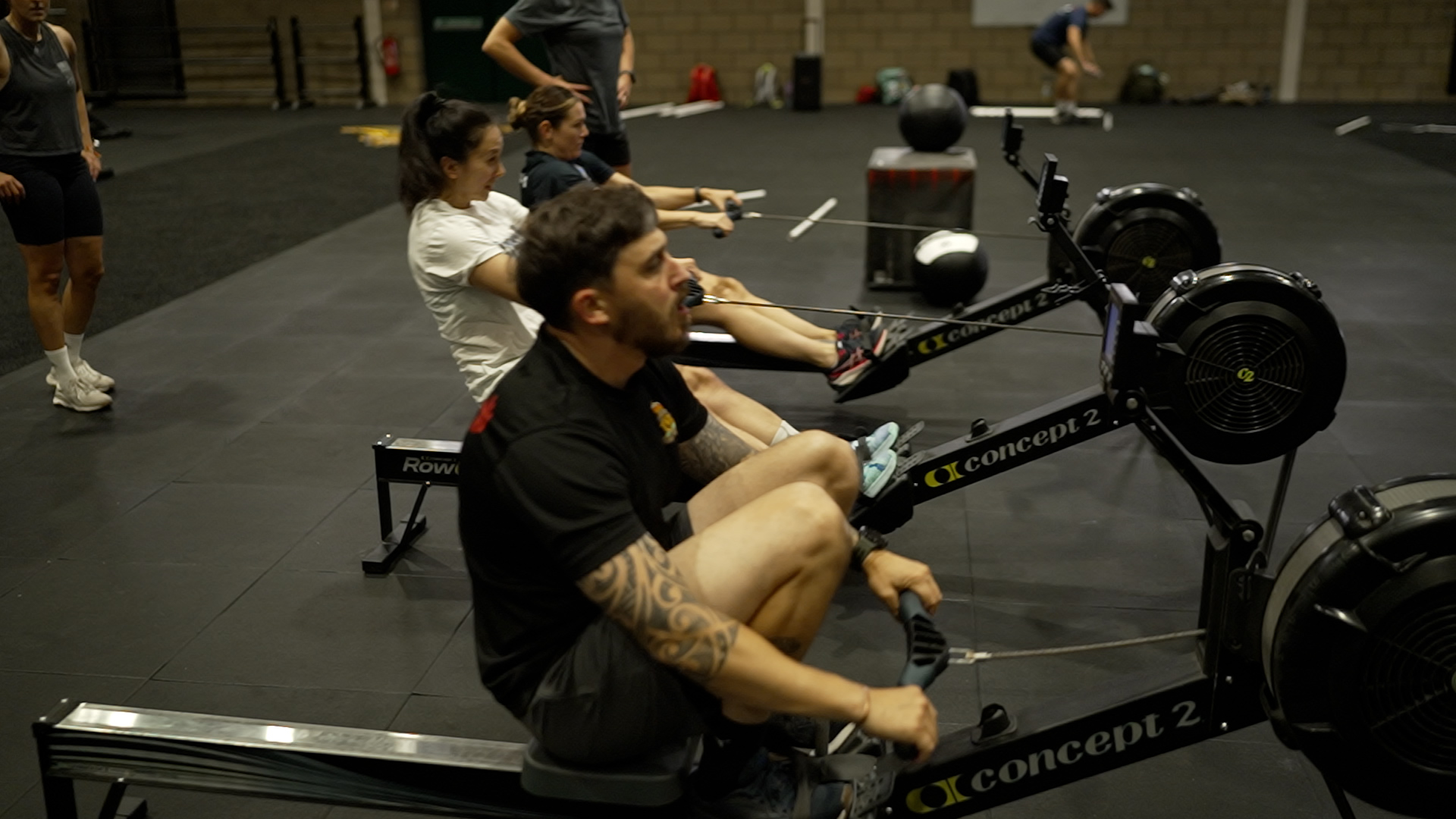 Rowing challenges taken as part of the BAWF class at Larkhill Camp Wiltshire