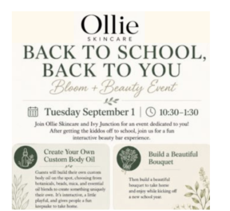 “Back to School, Back to You" Self-Care event Sept. 1 in Cedarburg, Wi | By Kerrieanne Lischka