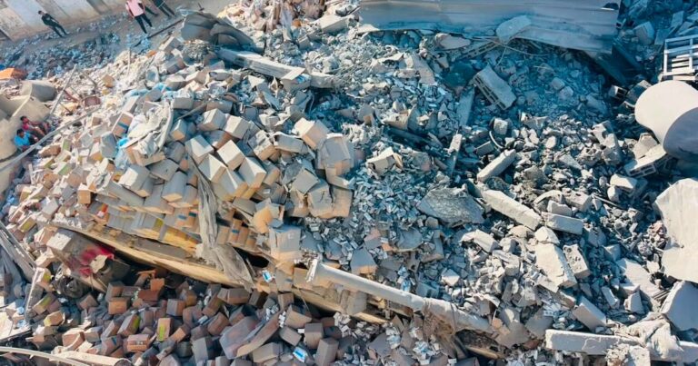 Infant food warehouse in Gaza destroyed by Israeli strike