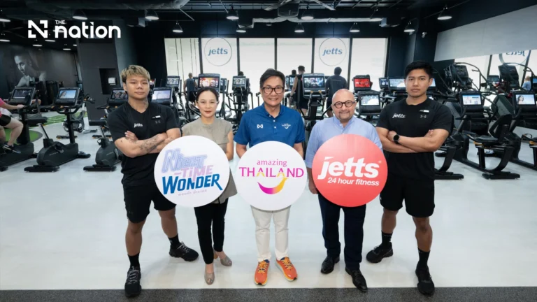 Jetts Fitness Partners with TAT to Launch “Run for Mile,” Inviting Fitness Enthusiasts to Exercise and Discover Thailand After Dark