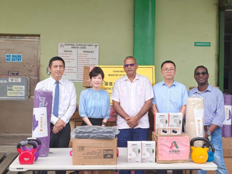 China-funded Health Promotion Center offers free health tests, fitness facilities
