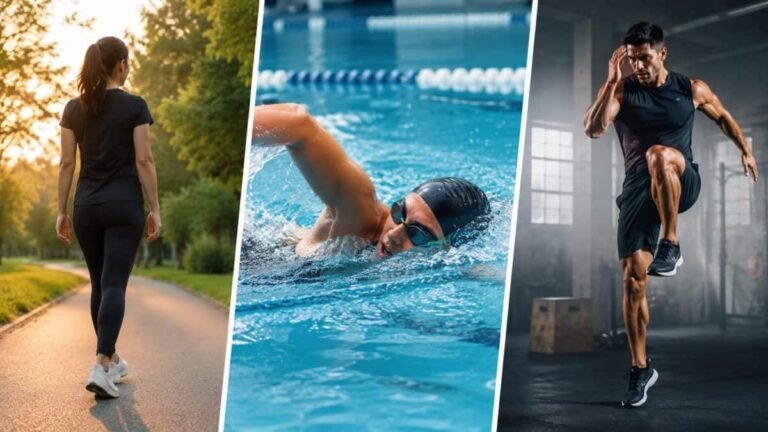 Walking vs swimming vs HIIT: Doctor tells which is the best cardio workout Walking vs swimming vs HIIT: Doctor tells which is the best cardio workout
