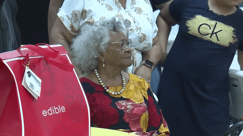 Mason Byrd turned 107 on Saturday. Born in 1919, Byrd raised nine children and has spent most of her life in Kansas City. (KMBC/CNN NEWSOURCE)