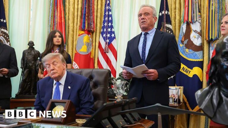 Trump signs order to limit childhood vaccines and split MMR shots Trump signs order to limit childhood vaccines and split MMR shots
