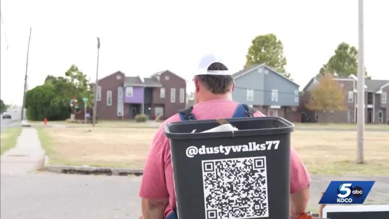 He set out to lose weight. Now he’s cleaning up Oklahoma, one walk at a time