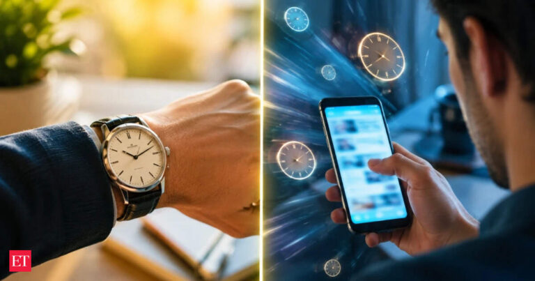 Psychology says people who check the time on their phone instead of wearing a watch may experience time cues differently