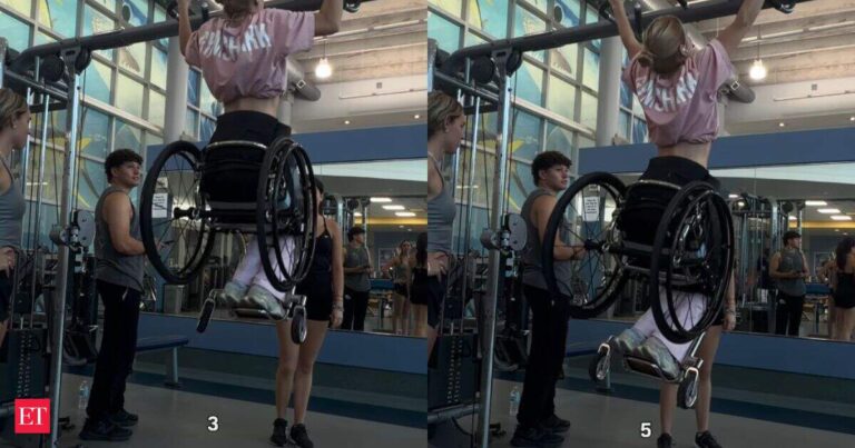‘Superwoman’: Woman in wheelchair inspires internet with pull-ups, sets ambitious fitness goal for 2026