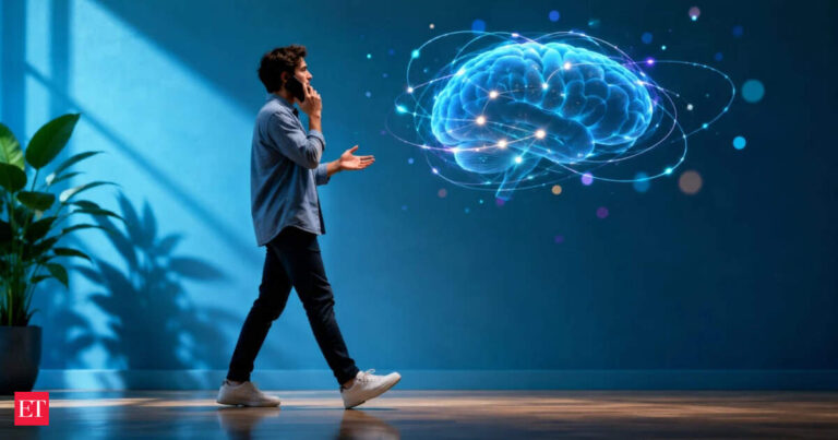 Psychology says people who pace while talking on the phone may be using movement as a thinking aid