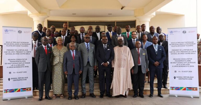 Central African Republic hosts cross-border consultation on the risk of Bundibugyo virus disease