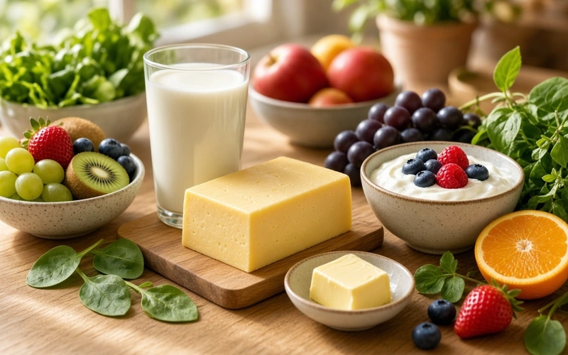 Diary, low-fat, dairy, restricted diet
