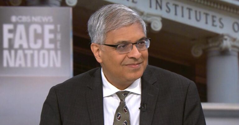 NIH Director Dr. Jay Bhattacharya says "I trust the science" on childhood vaccines amid measles outbreak