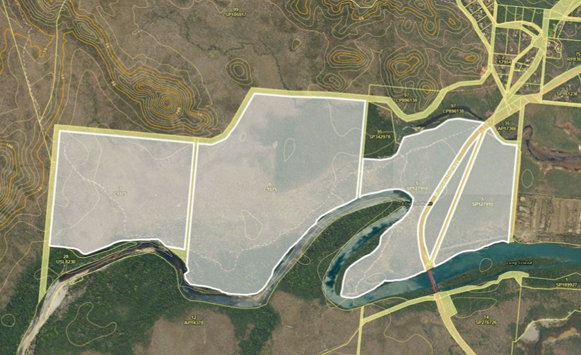 The proposed Cooktown subdivision.