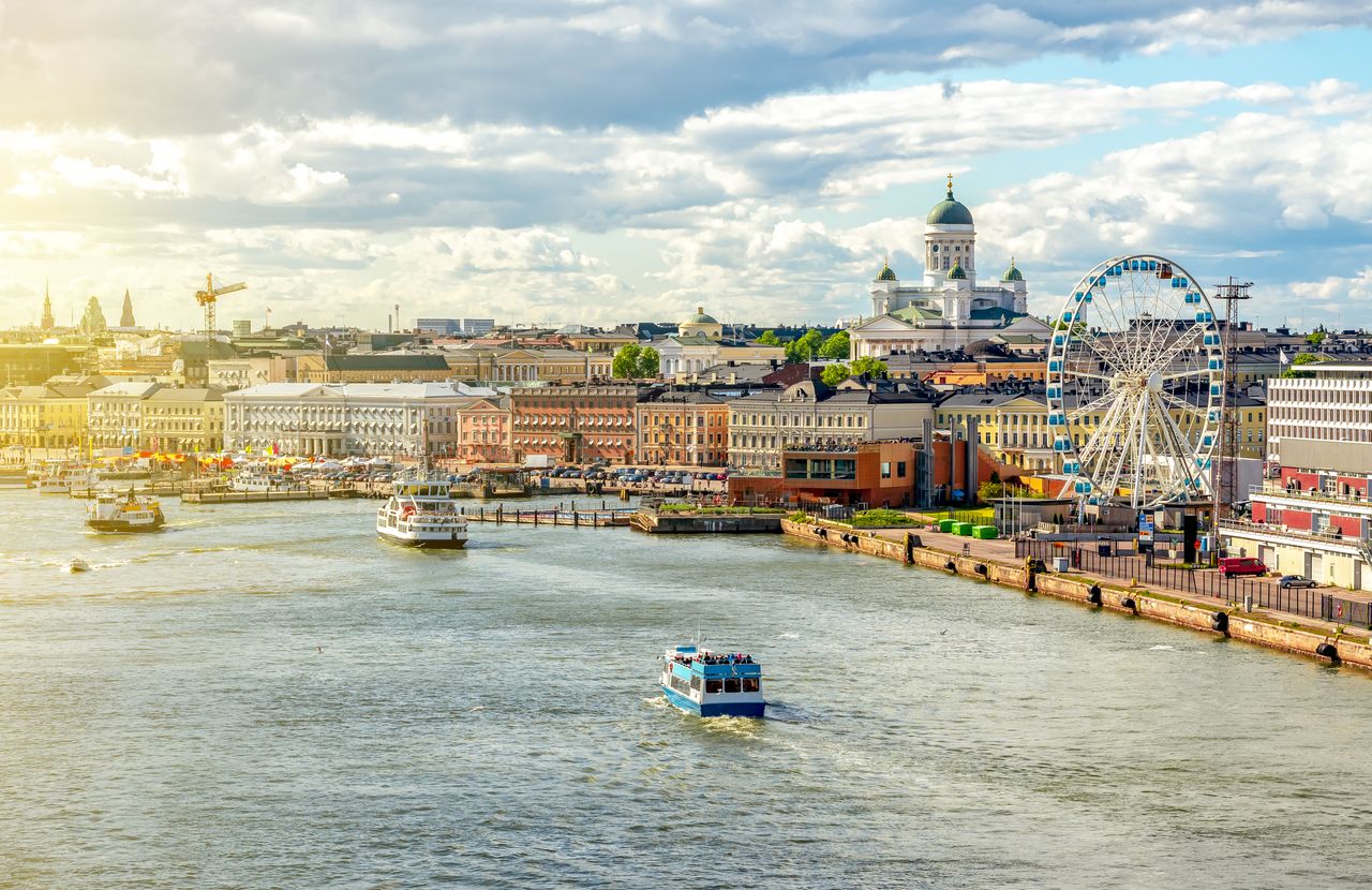 Helsinki’s cityscape includes Helsinki cathedral and Market Square.Credit: Vladislav Zolotov / Getty Images