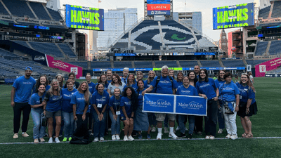 An image of the volunteers. (Make-A-Wish Alaska & Washington) 