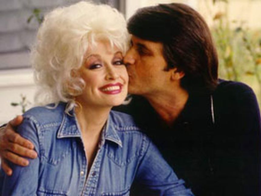 Parton is seen here with her husband, Carl Dean, in an undated photo.