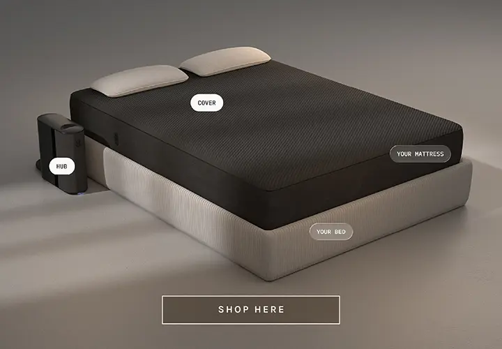 Eight Sleep Pod 5 smart mattress cover with temperature control and sleep tracking technology