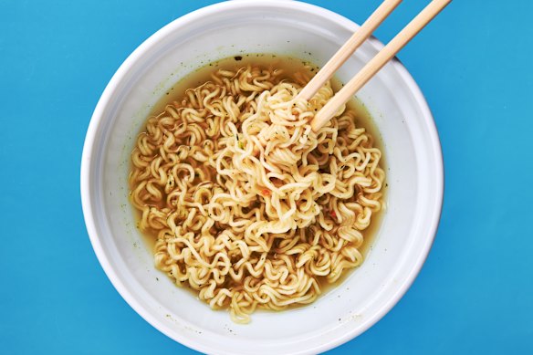 Two-minute noodles contain too much salt and not enough nutrients.