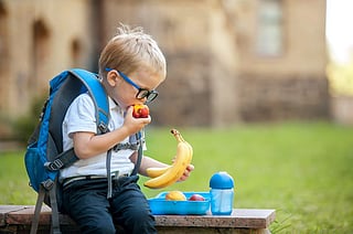 A boiled egg and some fruit will keep a child satisfied far longer than a chocolate-filled sandwich or a packet of biscuits.