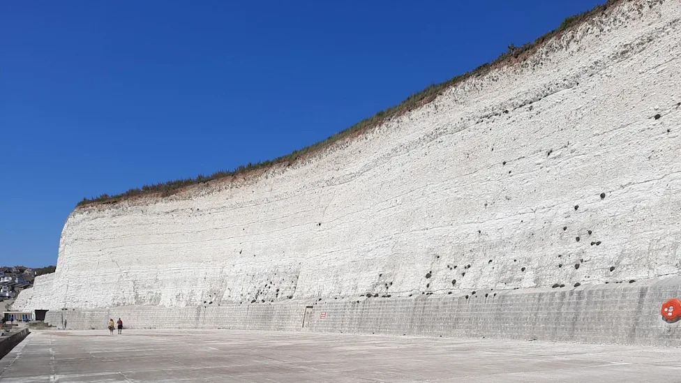 A white undercliff.