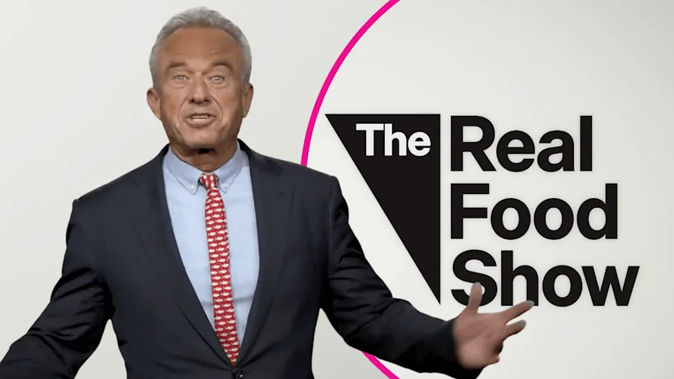 'The Real Food Show' premiered on Thursday, July 30.@SecKennedy/Youtube